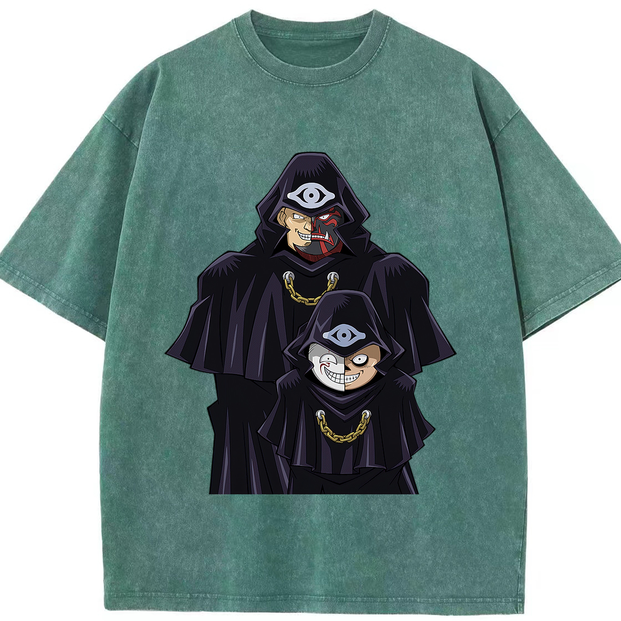 （画像用） 遊☆戯☆王 Yu-Gi-Oh! 綿100% ヴィンテージ風 半袖Tシャツ（フロントプリント）
